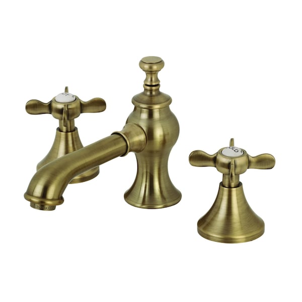 KC7063BEX Essex 8" Widespread Bathroom Faucet, Antique Brass